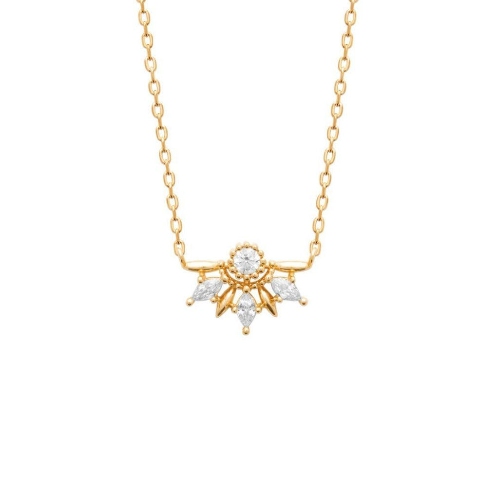 Burren “Golden Bloom Necklace” – Gold