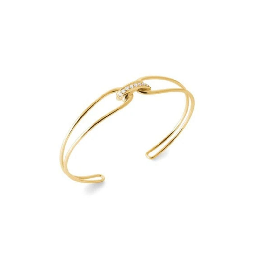 Burren “Wrapped In Desire Bangle” – Gold