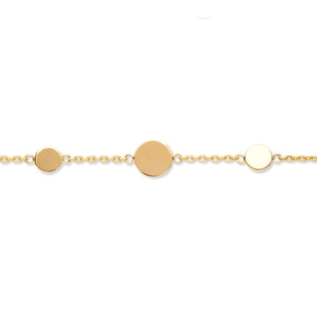 Burren “Disc Jockey Bracelet” – Gold