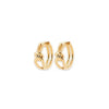 Burren “Tied Current Hoops” – Gold