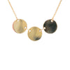 Three Disc Necklace - 9ct Gold