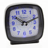 Hometime Cushion Shape Alarm Clock Sweep/Cres Black