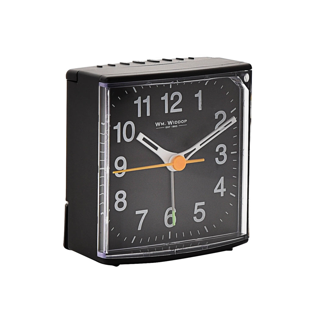 Hometime Alarm Clock Light Snooze Silent Sweep - Black