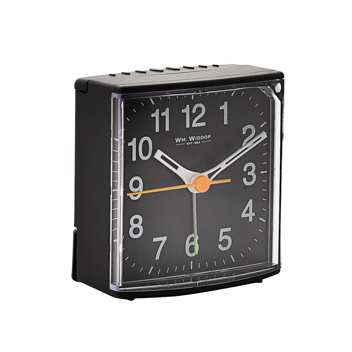 Hometime Alarm Clock Light Snooze Silent Sweep - Black