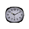 Widopp  Black Retro Square Alarm Clock