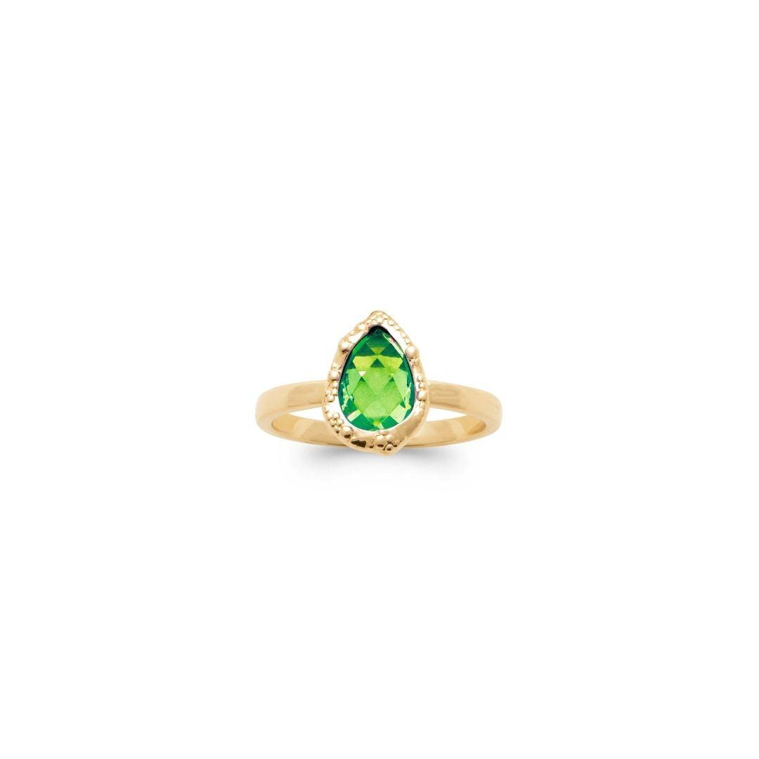 Burren “Emerald Whisper Ring” – Gold