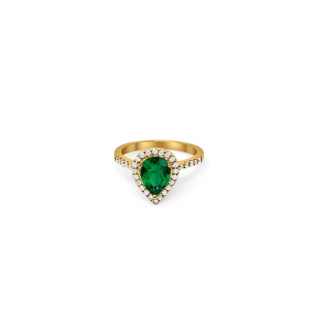 Burren Blue Jeans Ring – Gold