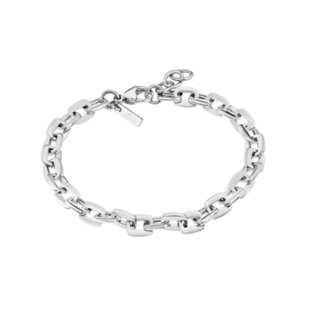Lotus Style Men’s Stainless Steel Chain Bracelet