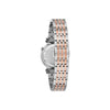 Bulova Crystal Turn Style Two Tone Bracelet & Mother of Pearl Dial