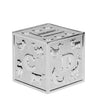 Silver Plated Alphabet Baby Block Money Box