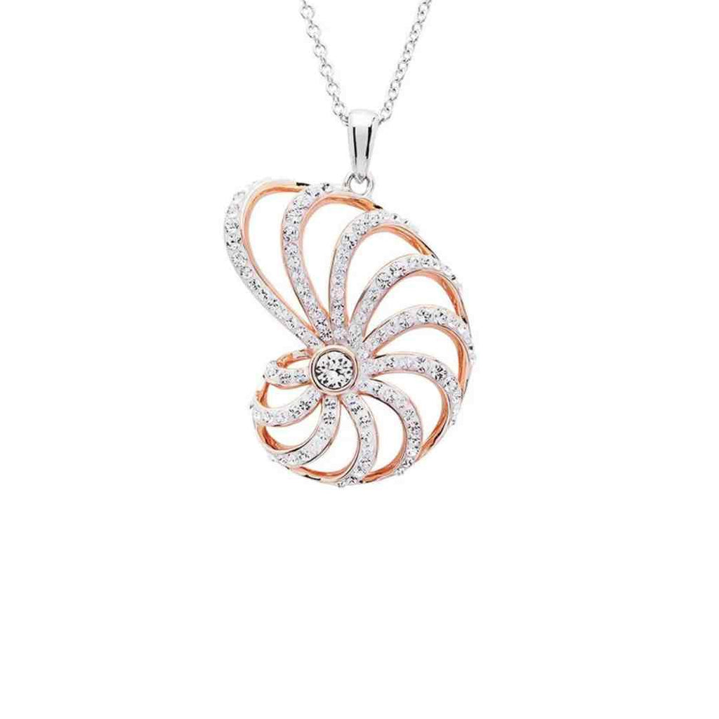 Nautilus Shell Pendant – Sterling Silver