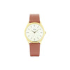 Telstar Gents Slimline Gold & Tan Watch