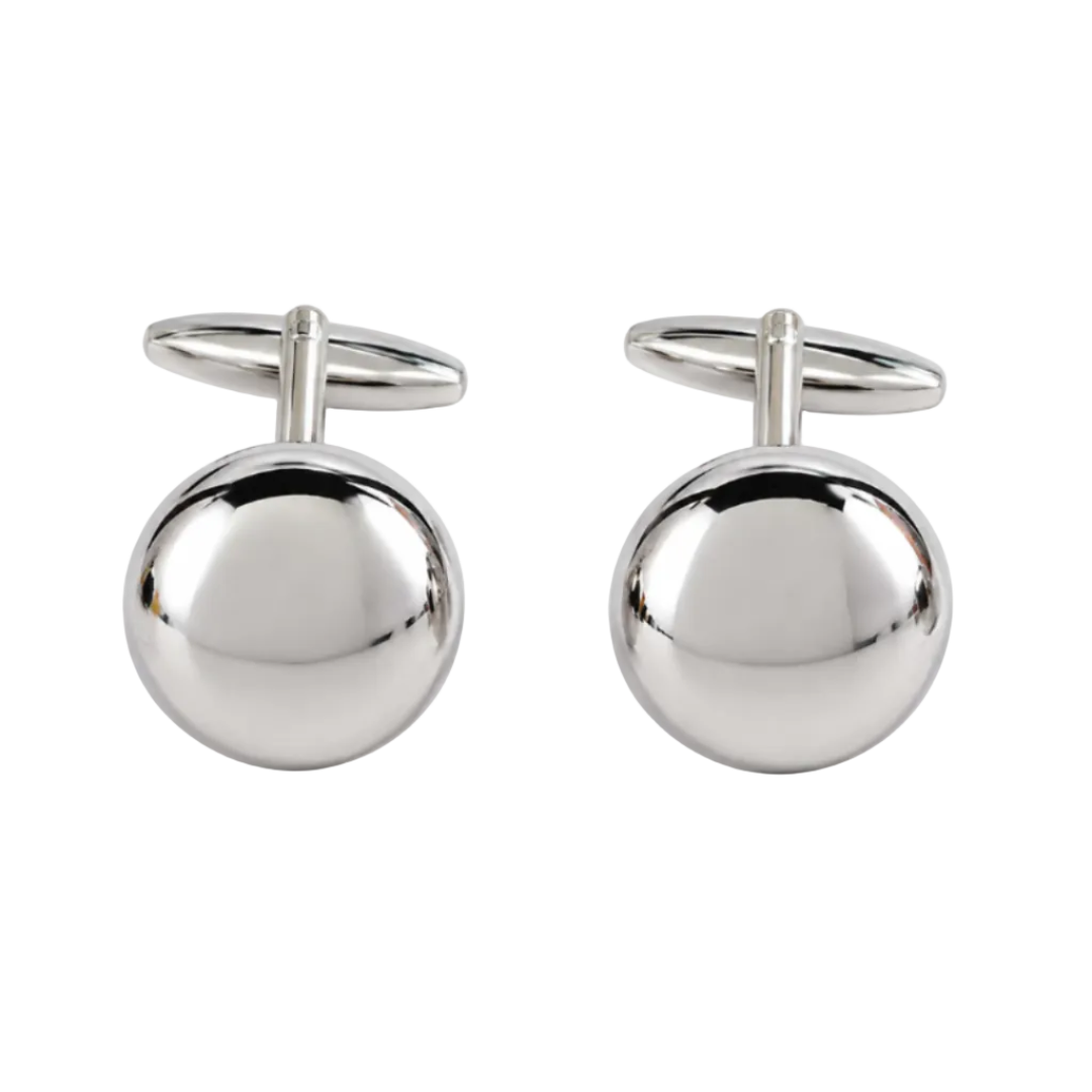 Polished Round Cufflinks