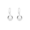 Silver Sphere Drop Earrings  – Sterling Sliver