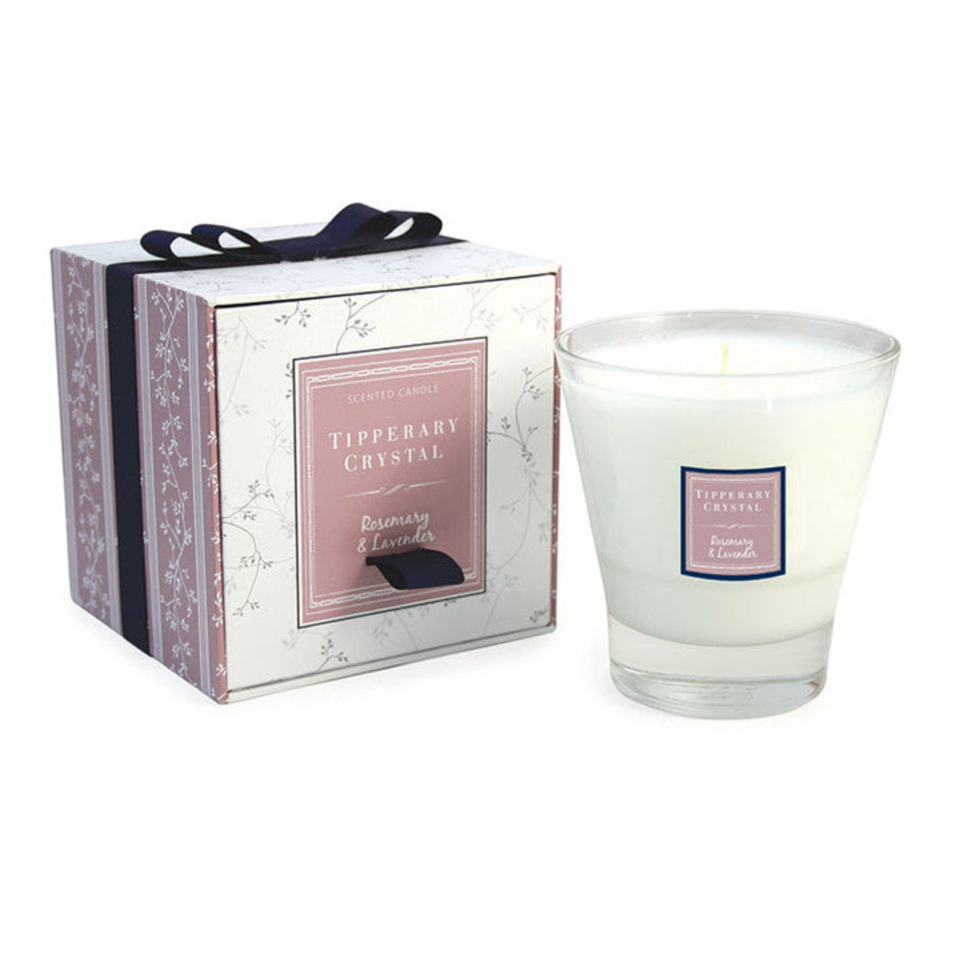 Rosemary & Lavender Candle – Filled Tumbler Glass