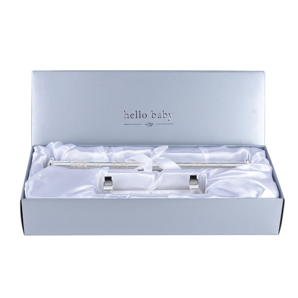 Silver Plated Christening Certificate Holder