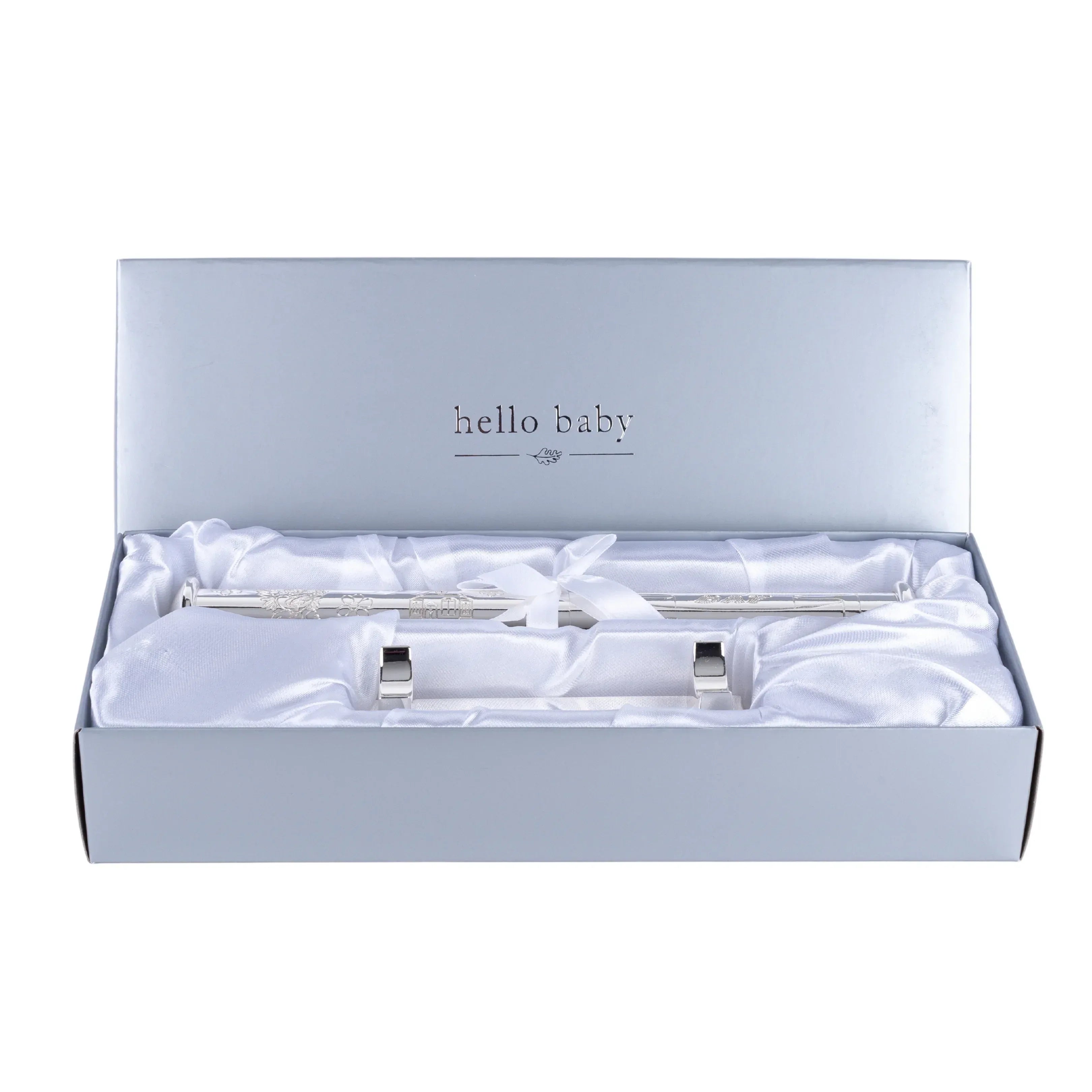 Silver Plated Christening Certificate Holder