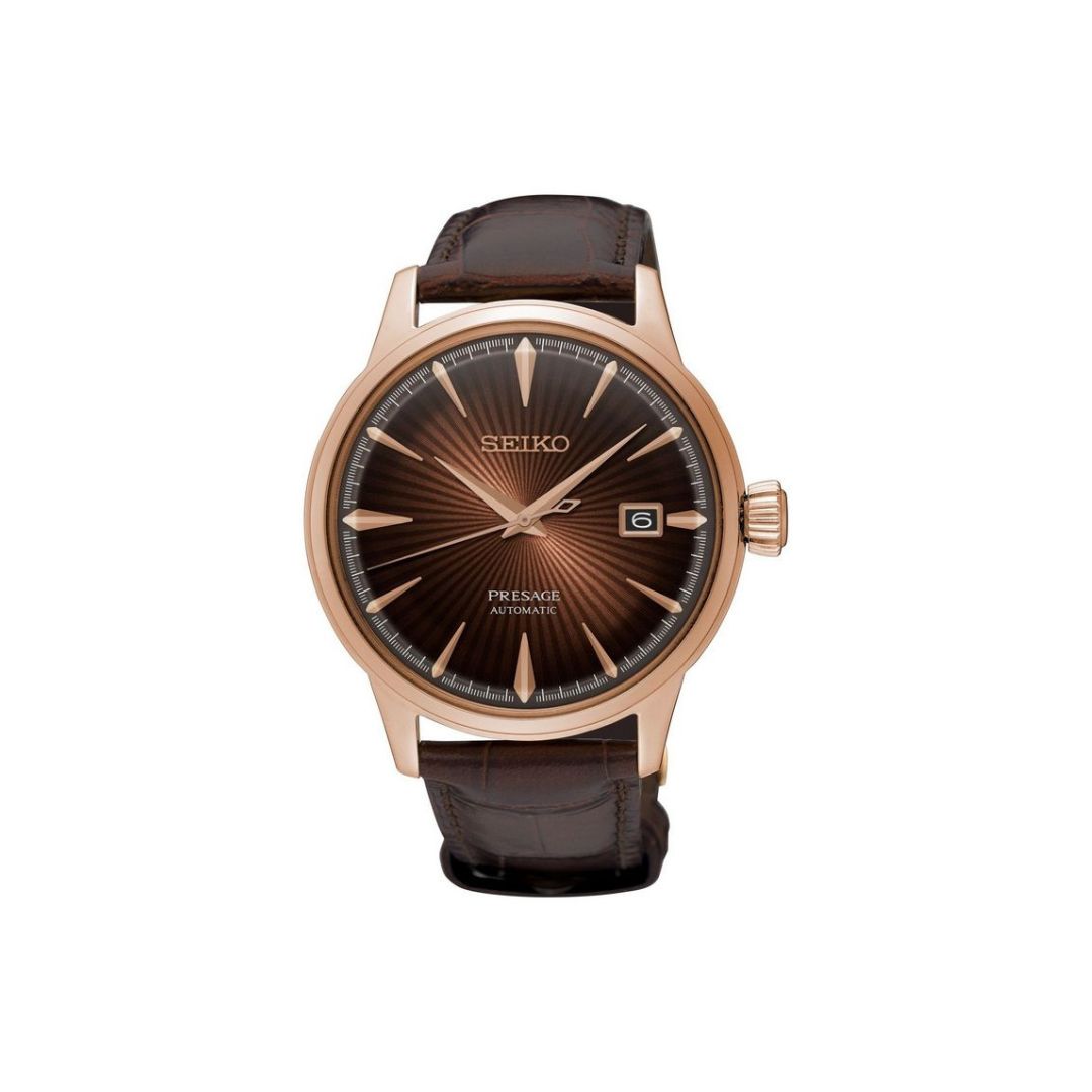 Seiko Presage Automatic – Brown Dial Leather Strap