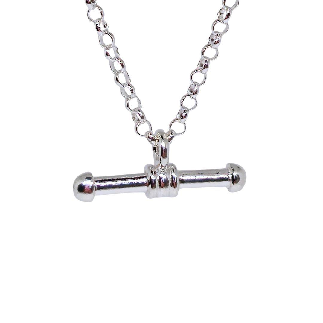 Balance Bar Sterling Silver Necklace – Silver
