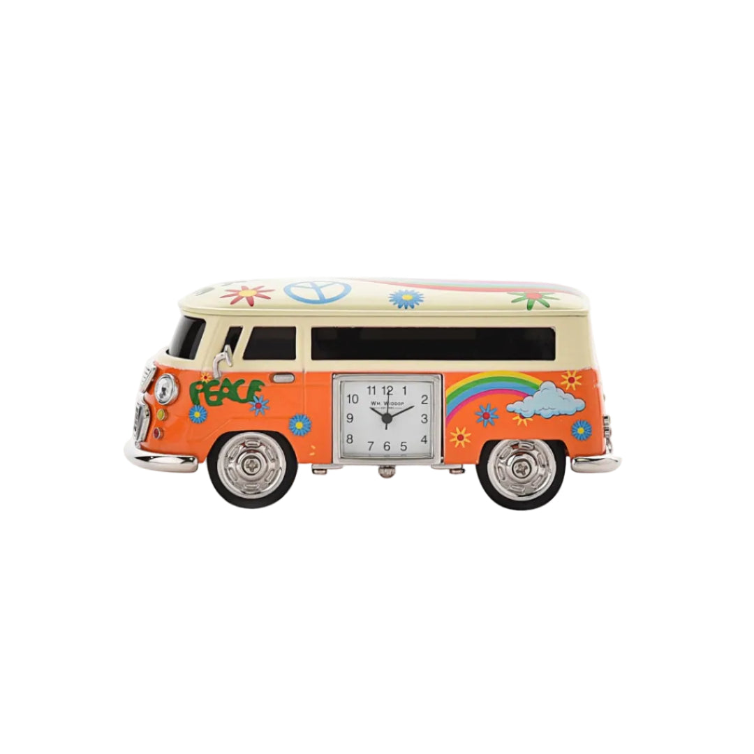 Widopp Retro Hippie Van‑Style Desk Clock