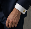 Gold Plated Oval Cufflinks