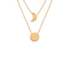 Burren "Sun and the Moon" Necklace - Gold