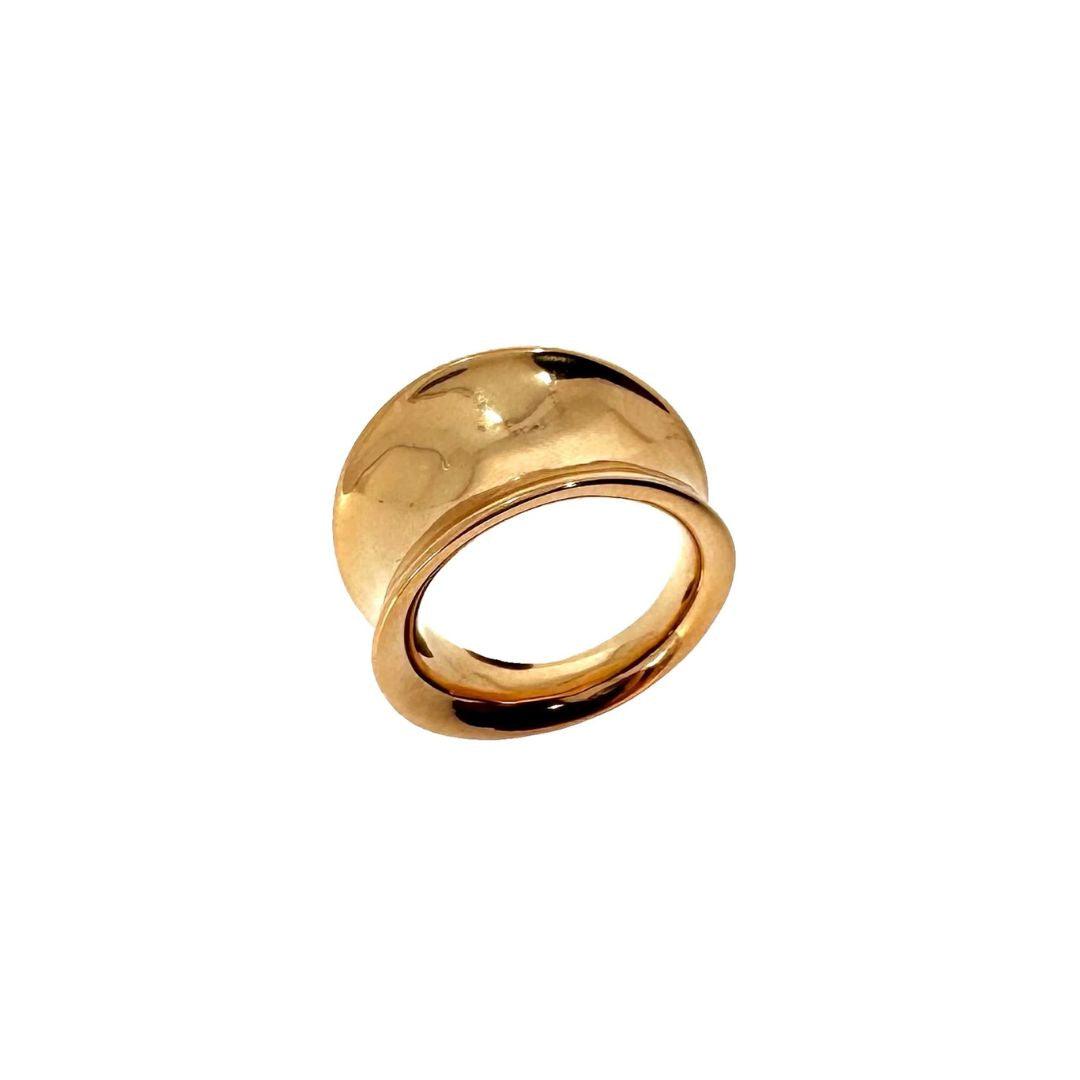 Burren "Kiro" – Wave Ring - Gold