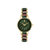 Anne Klein Gold Tone Green Dial Watch