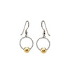 Yvonne Kelly - Beads of Gratitude Drop Earrings- Gold & Sterling Silver