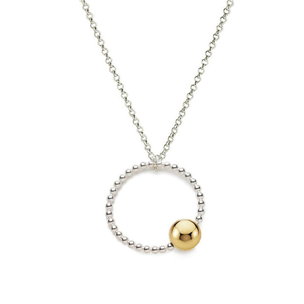 Yvonne Kelly - Beads of Gratitude Pendant- Gold & Sterling Silver
