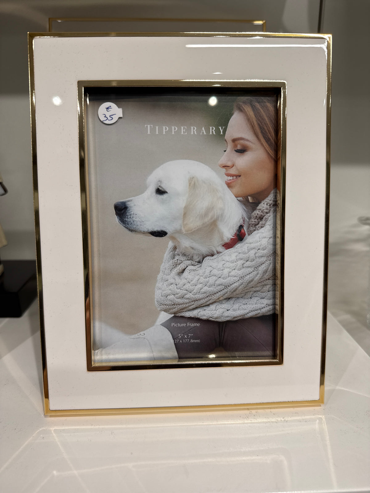 White Enamel Frame - 5" x 7" (Copy)
