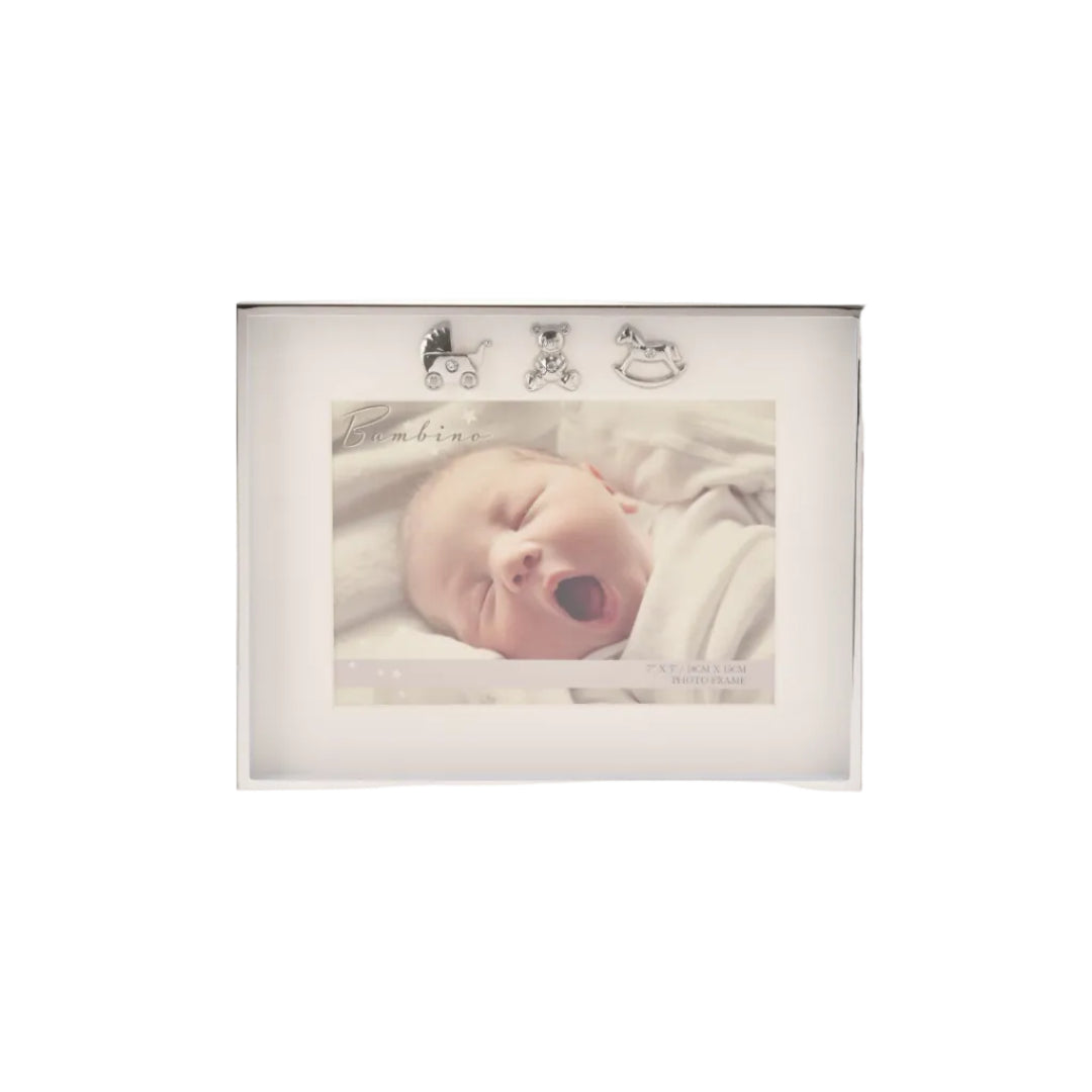 Silver Plated Baby Photo Frame