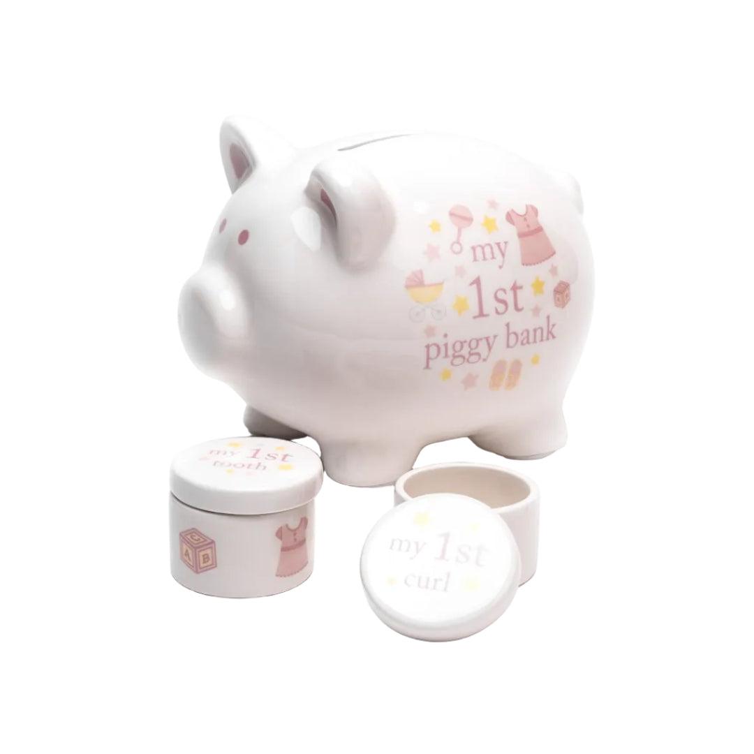 Baby Keepsake Money Box  Gift Set