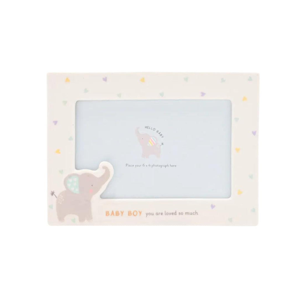 Baby Boy Elephant Photo Frame