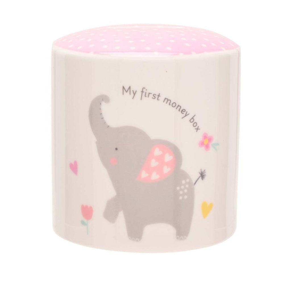 Baby Girl Elephant Money Box