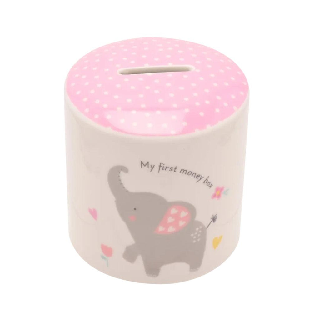 Baby Girl Elephant Money Box