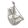 Silver Plated Sailing Boat Money Box
