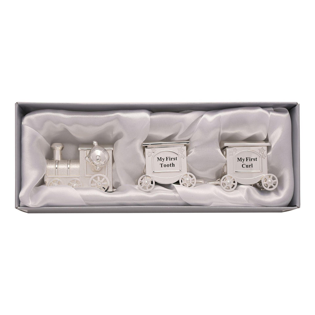 Silver Plated Baby Keepsake Train Set