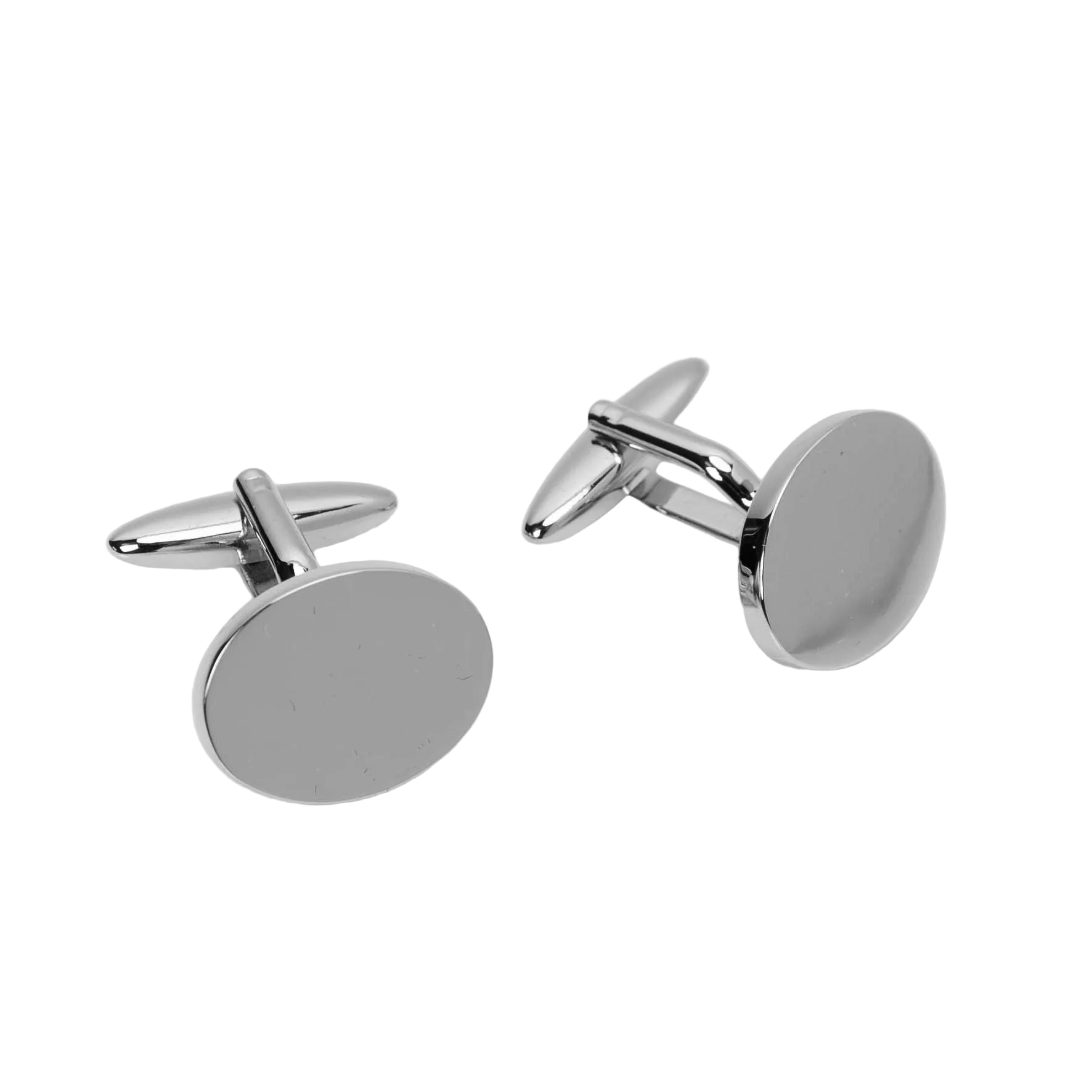 Harvey Makin Classic Round Polished Cufflinks