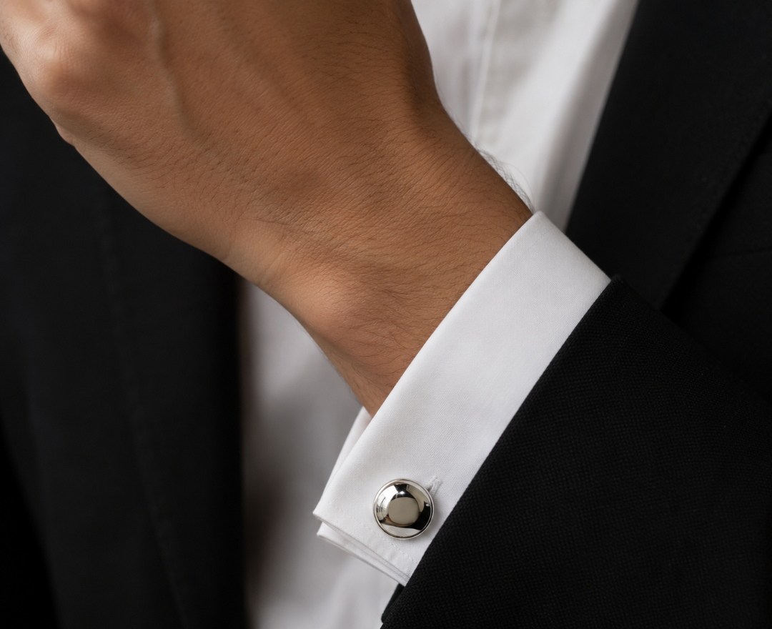 Polished Round Cufflinks