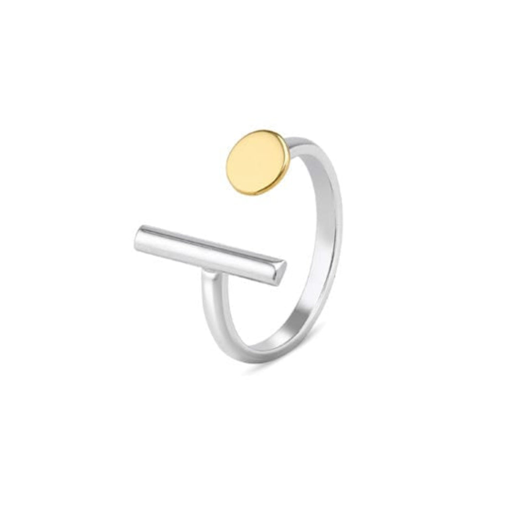 Yvonne Kelly - Circle of Hope Ring - - 9ct Gold & Sterling Silver