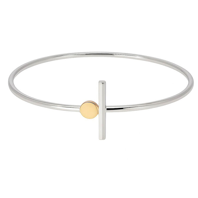 Yvonne Kelly - Circle of Hope Bangle - 9ct Gold & Silver