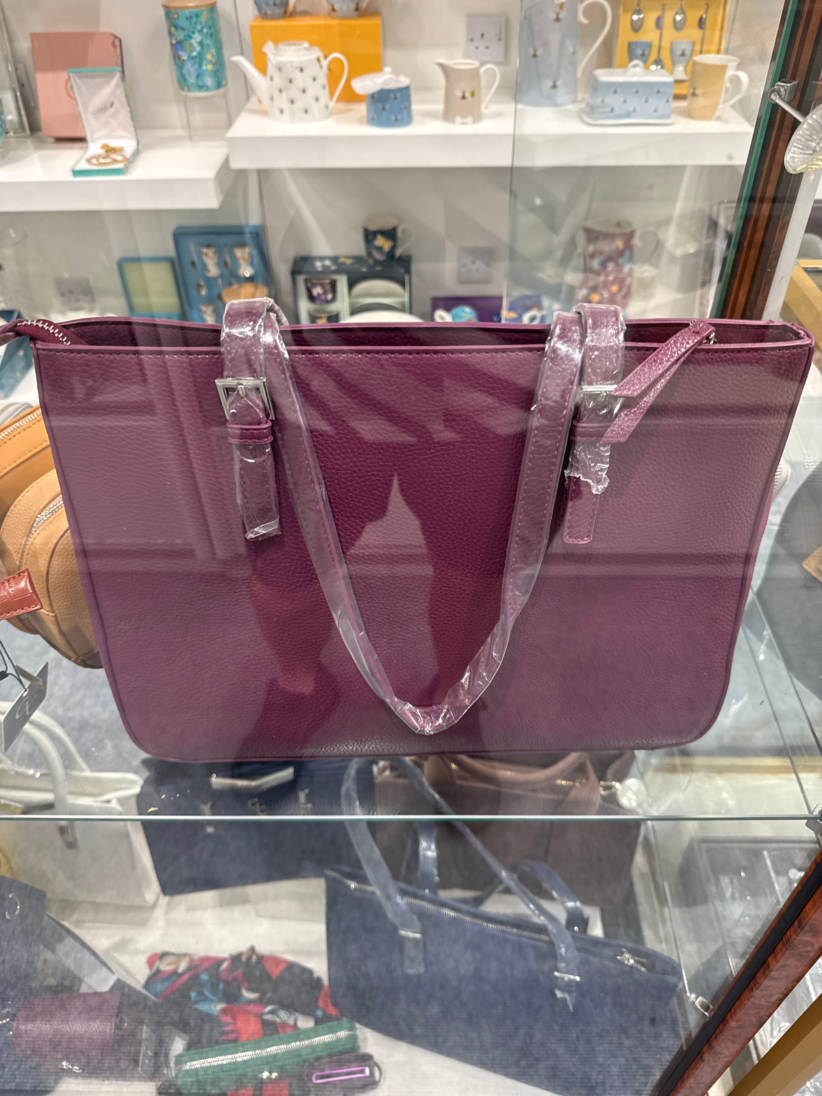 Galway - Shoulder Bag purple large