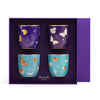 Tipperary Crystal Butterfly Mug Set — Set of 4