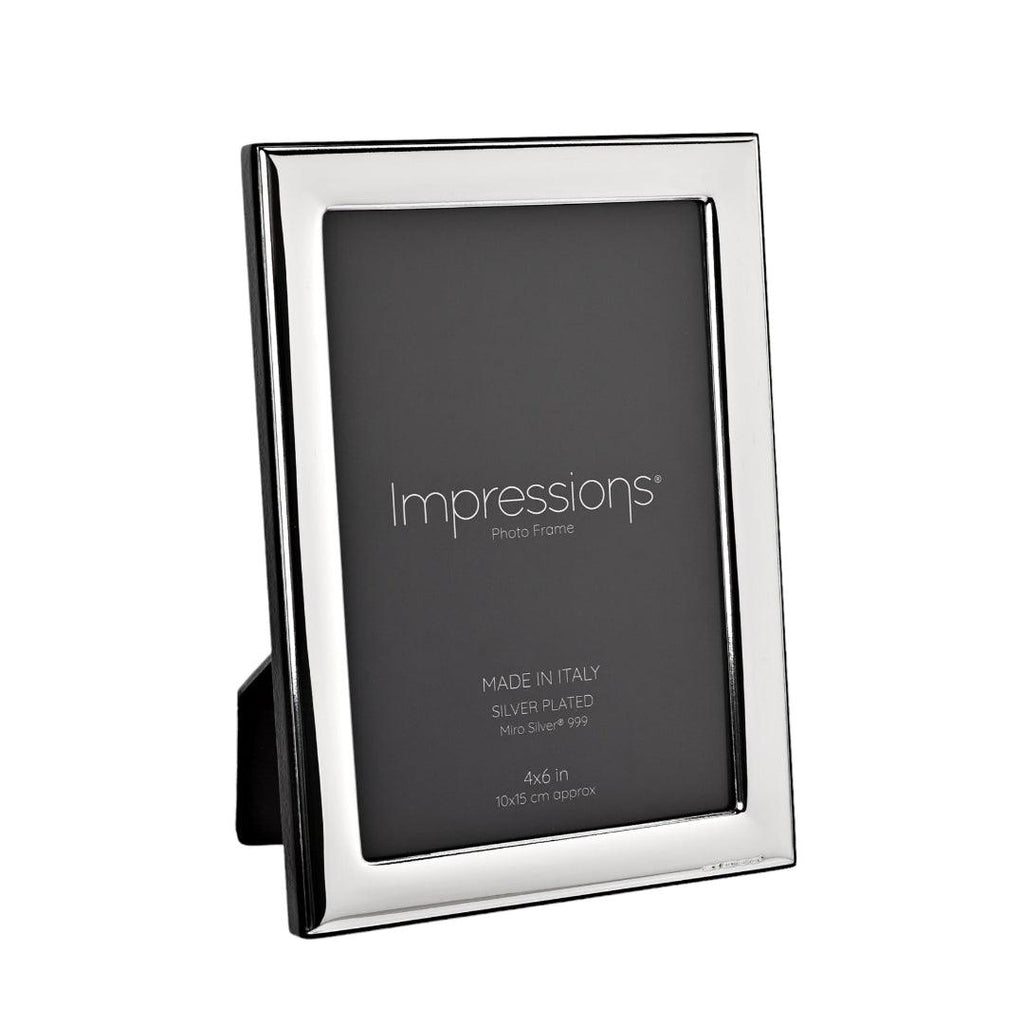 Impressions Photo Frame 4" x 6" - Silver Plated