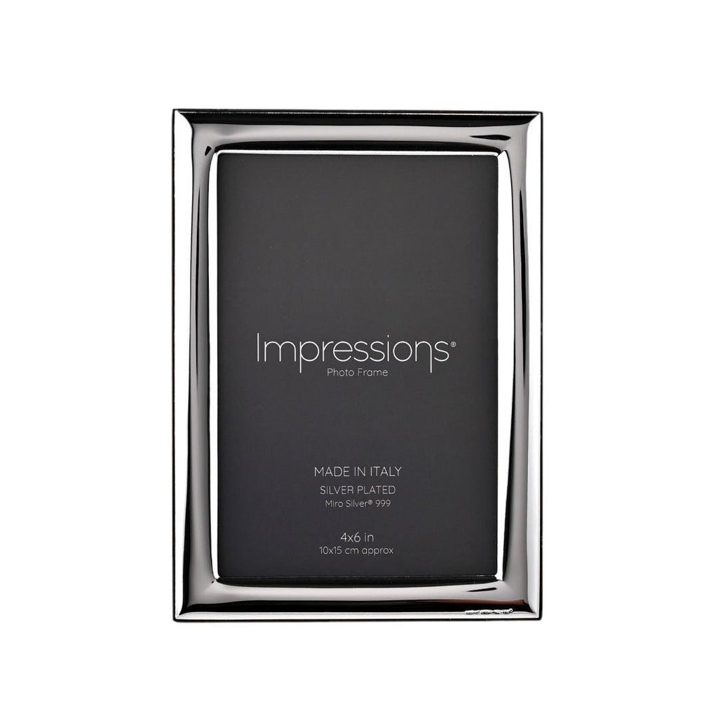 Impressions Photo Frame 4" x 6" - Silver Plated