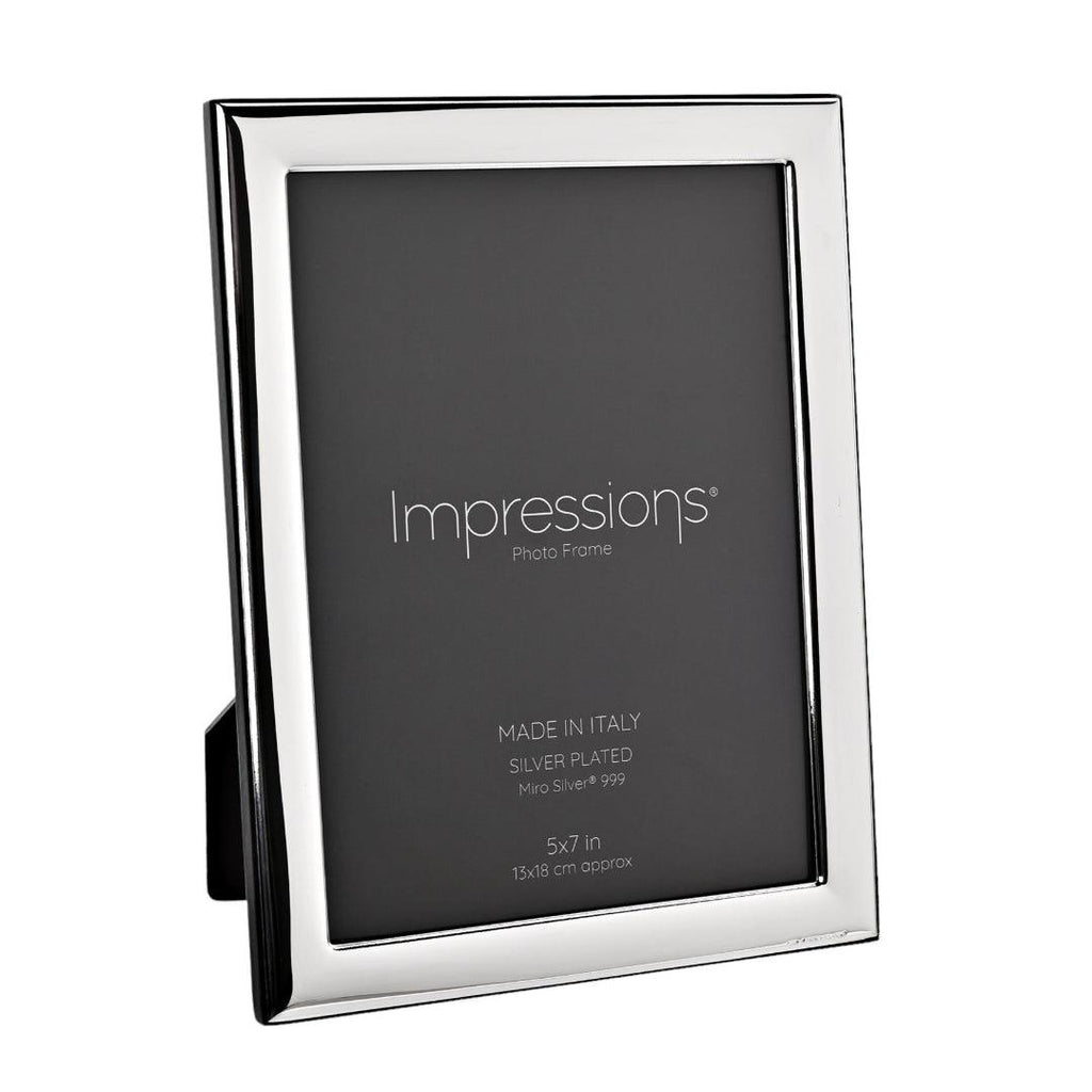 Impressions Photo Frame 5" x 7" - Silver Plated