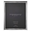 Impressions Photo Frame 8" x 10" - Silver Plated