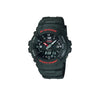 G-SHOCK G-100 Series – Black Resin Case and Strap with Red Accents