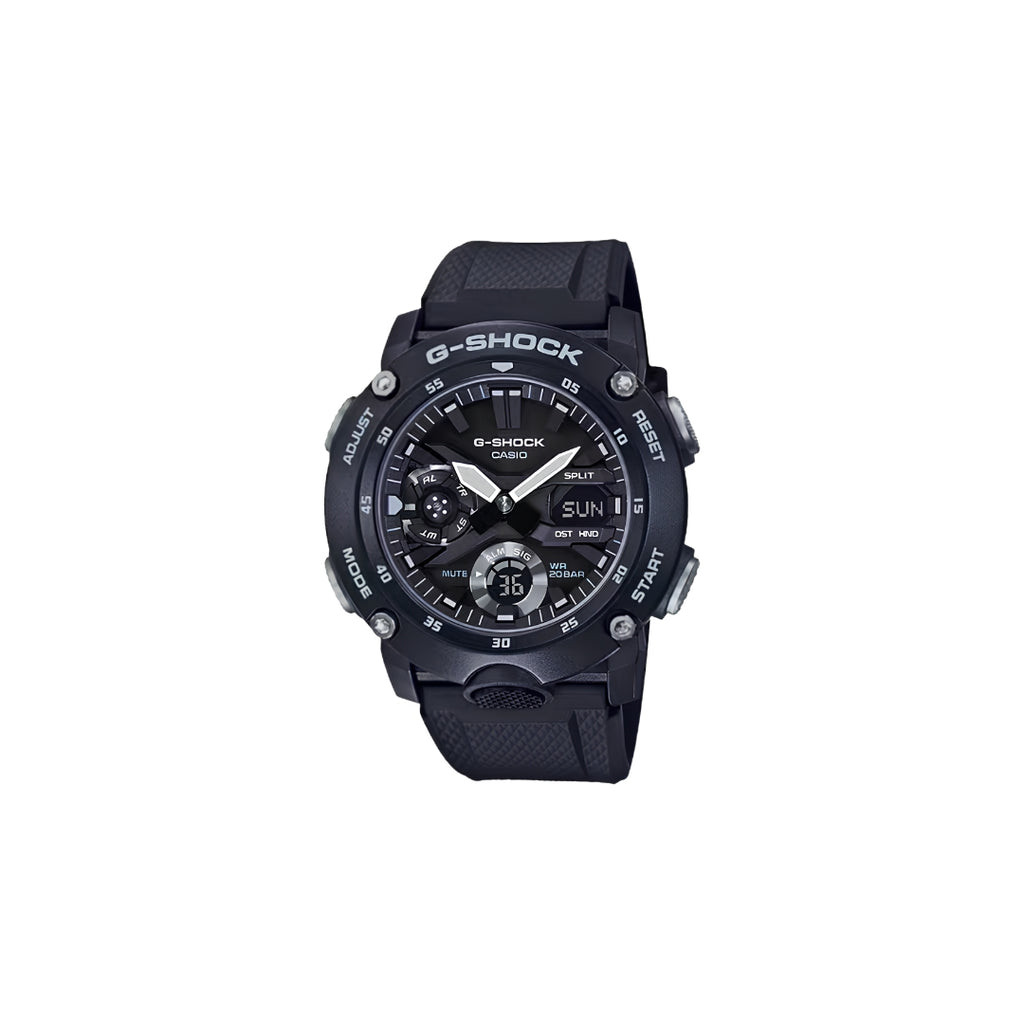 G-SHOCK GA-2000 Series – Carbon Core Guard with Black Resin Strap